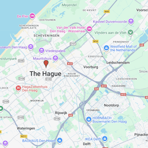 Contact HKS Den Haag kaart